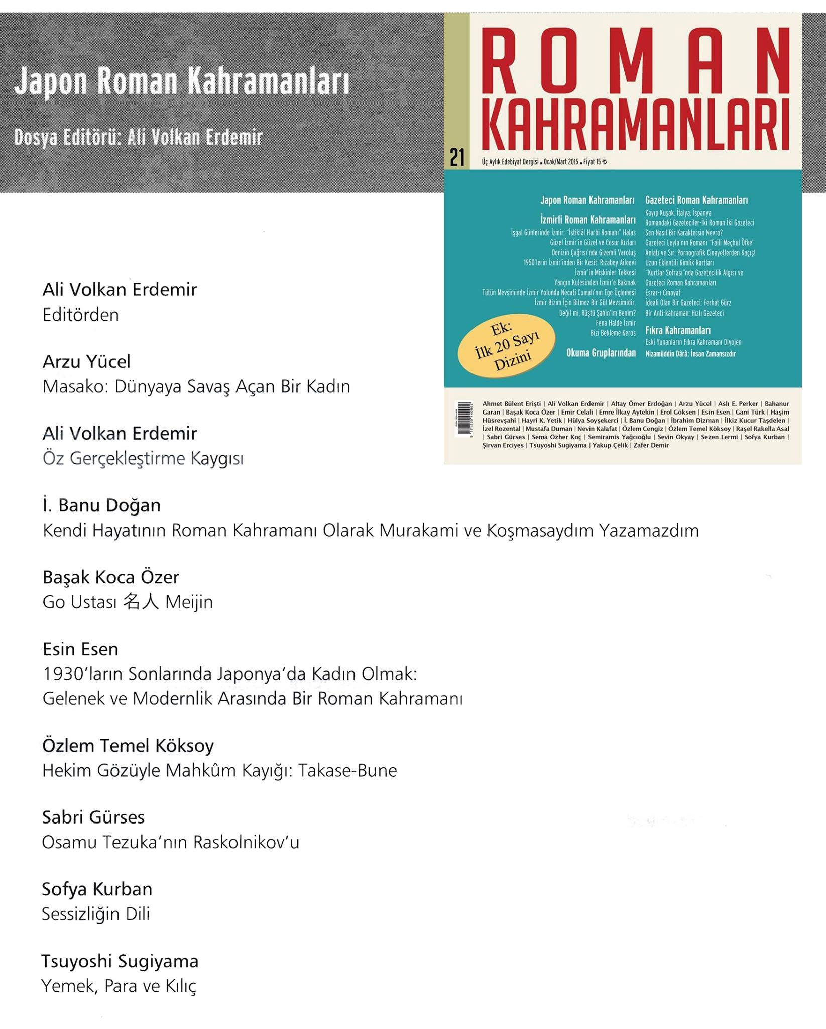 Japon-Roman Kahramanları